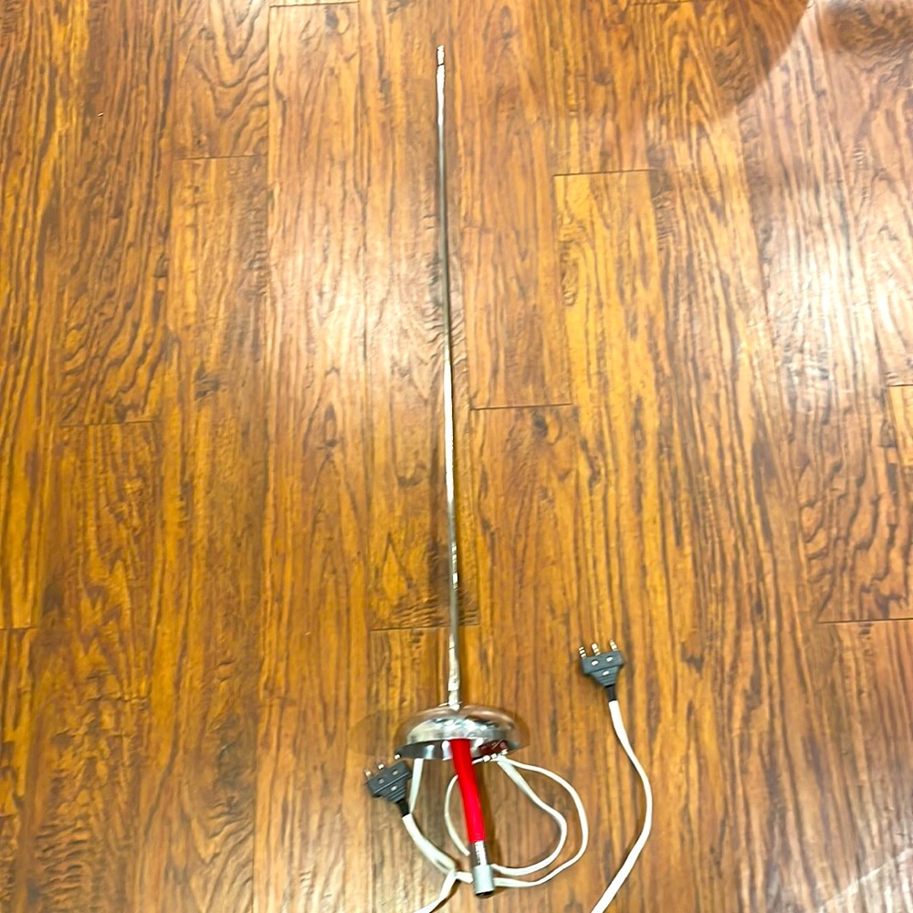 Fencing Electric Epee french handle + Additional wired blade Size 5